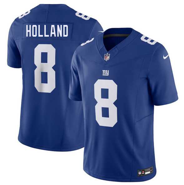Men & Women & Youth New York Giants #8 Jevon Holland Blue 2025 F.U.S.E. Vapor Untouchable Limited Stitched Jersey->new york giants->NFL Jersey